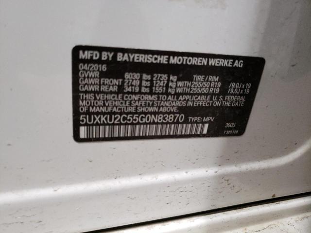 5UXKU2C55G0N83870 BMW X6 Xdrive35i
