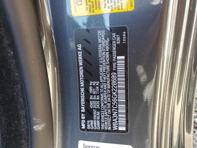 WBA3N7C56GK228689 BMW 428 I
