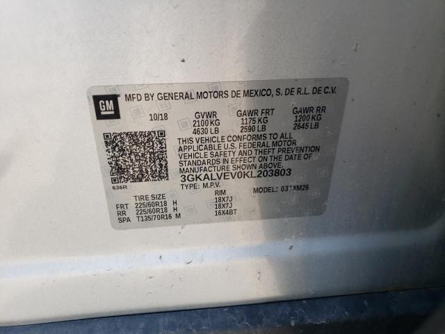 3GKALVEV0KL203803 GMC Terrain Slt