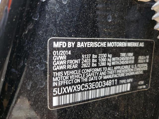 5UXWX9C53E0D34811 BMW X3 Xdrive28i