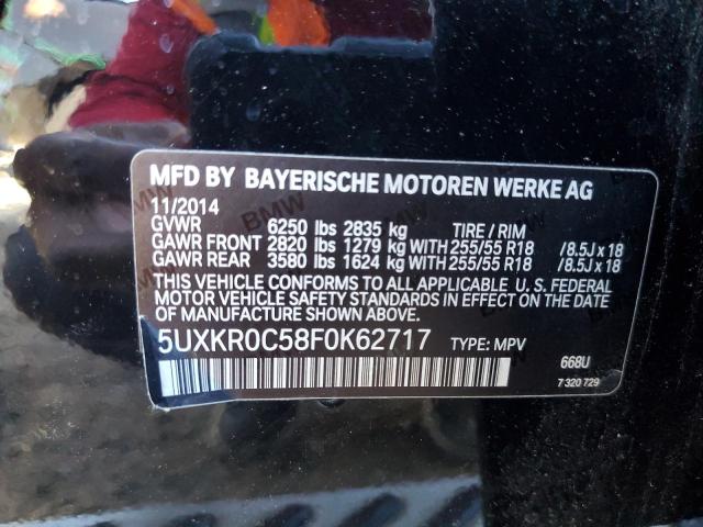 5UXKR0C58F0K62717 BMW X5 Xdrive35i