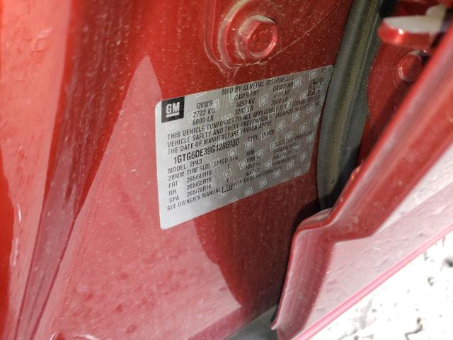 1GTG6DE39G1286930 GMC CANYON SLT