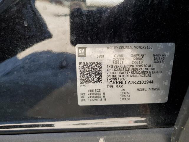 1GKKNLLA7KZ101944 GMC ACADIA SLE