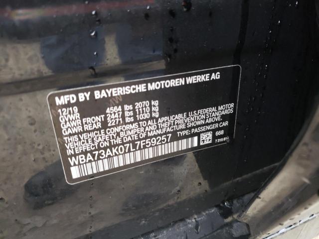 WBA73AK07L7F59257 BMW 228XI