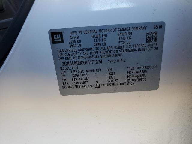 2GKALMEKXH6171374 GMC Terrain Sle