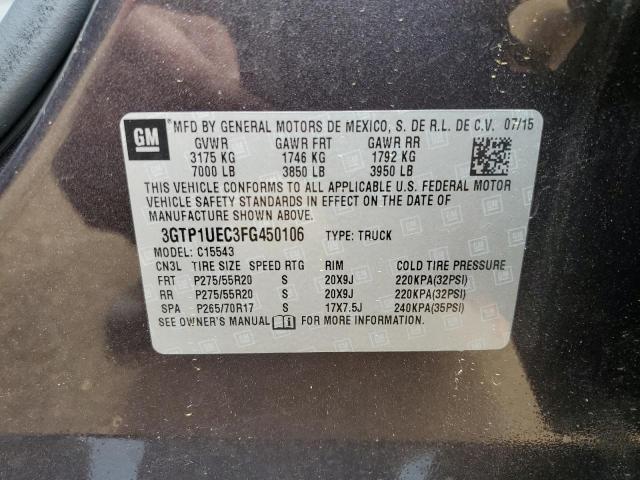 3GTP1UEC3FG450106 GMC Sierra C1500 Sle