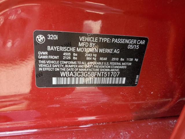 WBA3C3G58FNT51707 BMW 320 I Xdrive