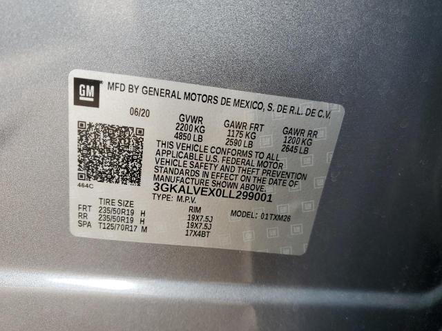 3GKALVEX0LL299001 GMC Terrain Slt
