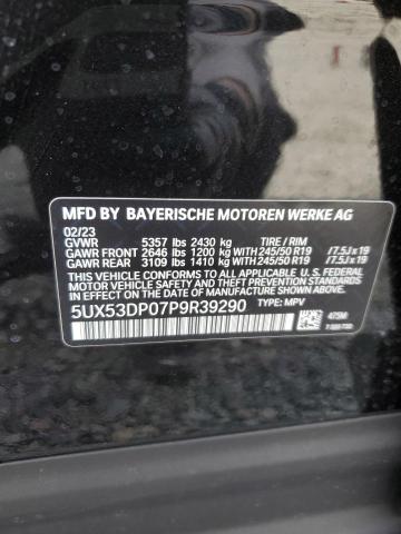 5UX53DP07P9R39290 BMW X3 Xdrive30i