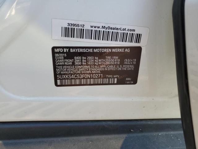 5UXKS4C53F0N10271 BMW X5 Xdrive35d