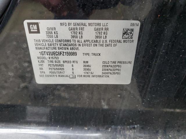 1GTV2UEC6FZ159989 GMC Sierra K1500 Sle
