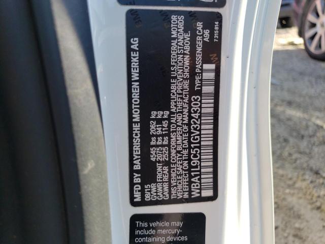 WBA1L9C51GV324303 BMW 228 Xi Sulev
