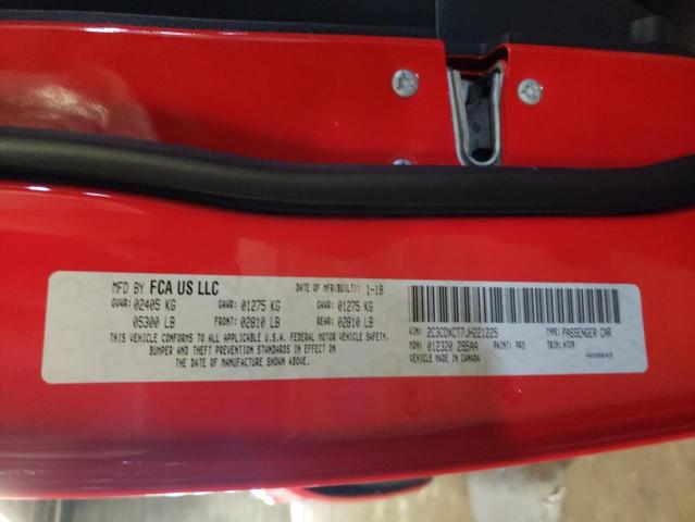 2C3CDXCT7JH221225 Dodge CHARGER R/T