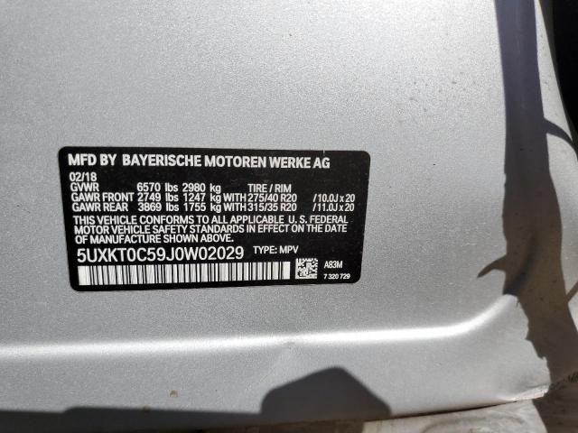 5UXKT0C59J0W02029 BMW X5 Xdr40e