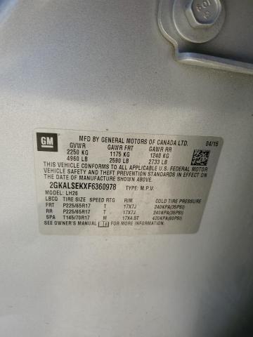 2GKALSEKXF6360978 GMC Terrain Slt