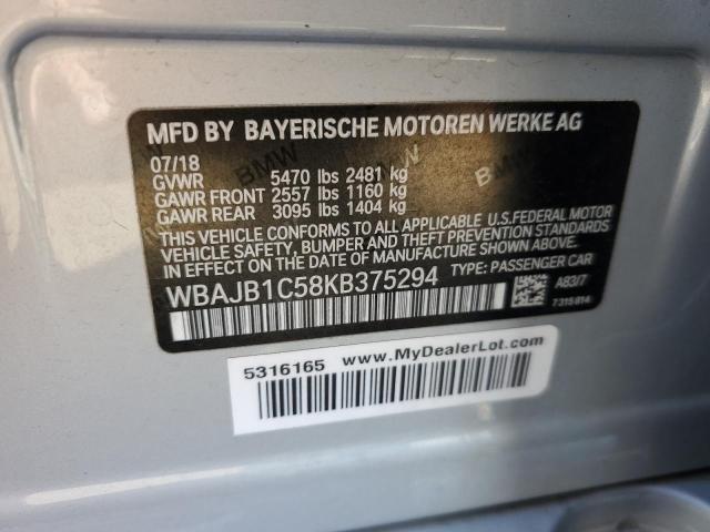 WBAJB1C58KB375294 BMW 530XE