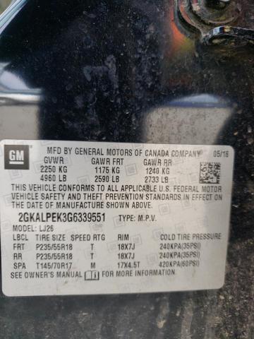 2GKALPEK3G6339551 GMC Terrain Slt