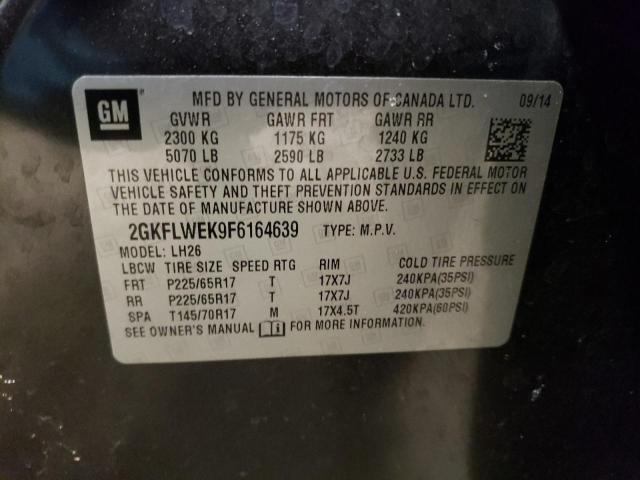 2GKFLWEK9F6164639 GMC Terrain Sle