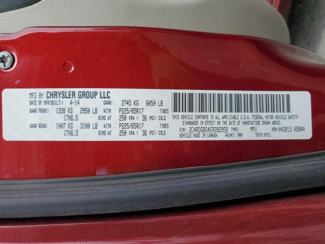 2C4RDGBG4ER392959 Dodge Grand Caravan Se
