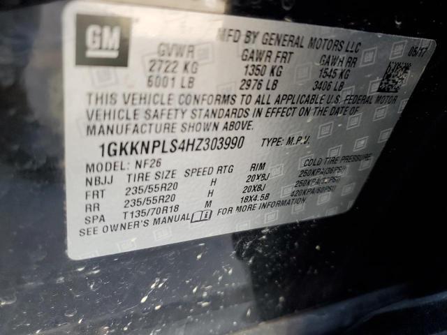 1GKKNPLS4HZ303990 GMC Acadia Denali