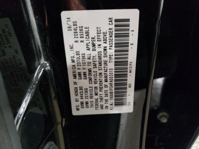 19UUB1F54FA003010 Acura TLX TECH
