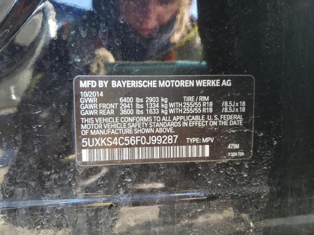 5UXKS4C56F0J99287 BMW X5 Xdrive35d