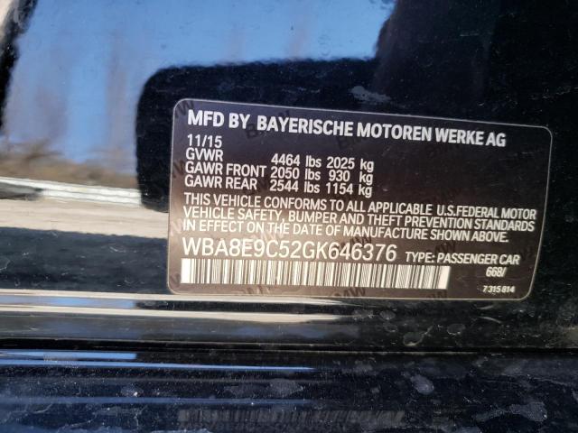 WBA8E9C52GK646376 BMW 328 I Sulev