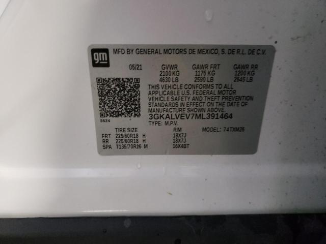 3GKALVEV7ML391464 GMC Terrain Slt
