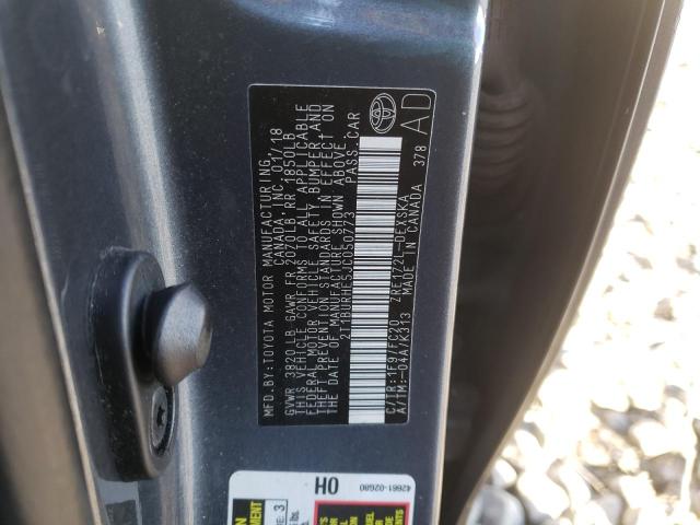 2T1BURHE5JC050773 Toyota COROLLA L