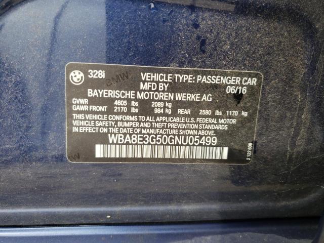 WBA8E3G50GNU05499 BMW 328 Xi Sulev