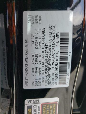 5J8TC1H35ML011140 Acura RDX