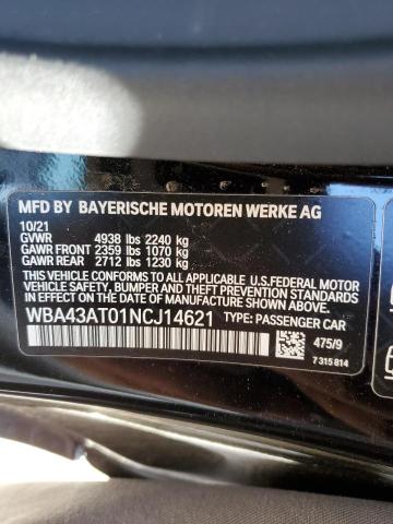 WBA43AT01NCJ14621 BMW 430xi