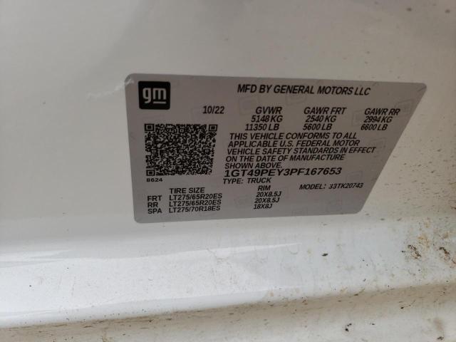 1GT49PEY3PF167653 GMC Sierra K2500 At4