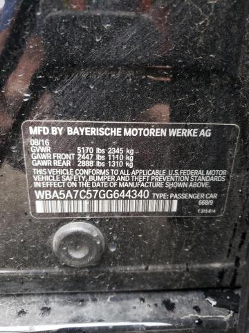 WBA5A7C57GG644340 BMW 528 XI