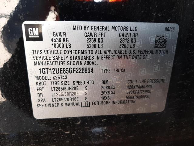 1GT12UE85GF226854 GMC Sierra K2500 Denali