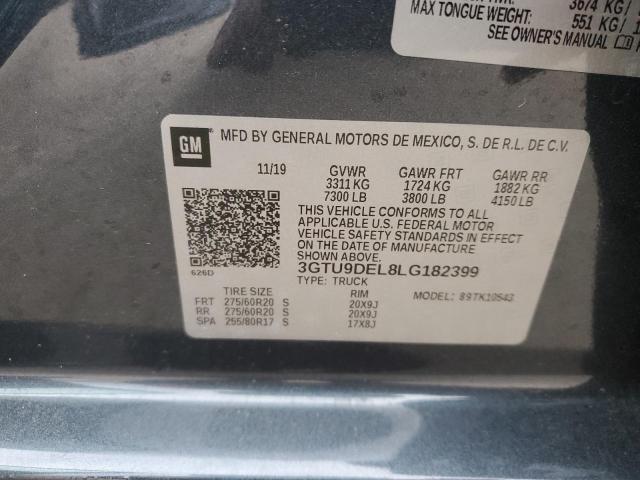 3GTU9DEL8LG182399 GMC Sierra K1500 Slt