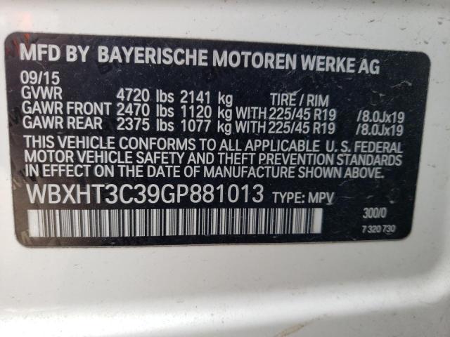 WBXHT3C39GP881013 BMW X1 Xdrive28i