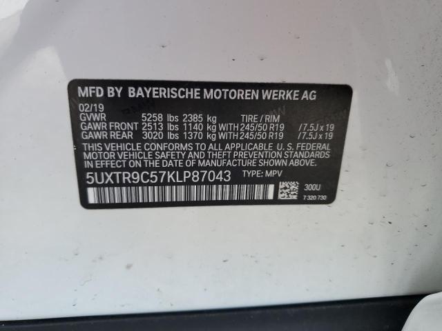 5UXTR9C57KLP87043 BMW X3 Xdrive30i