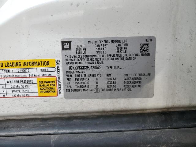 1GKKVSKD3FJ130528 GMC Acadia Slt-2
