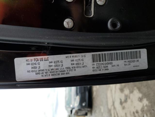 2C3CDZAG1GH284993 Dodge Challenger Sxt