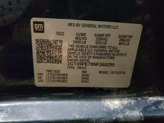1GT49PE79NF268295 GMC Sierra K2500 At4