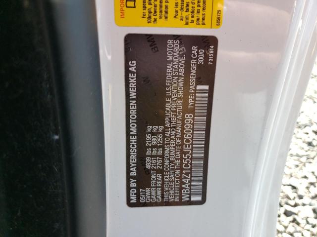 WBA4Z1C55JEC60998 BMW 430I