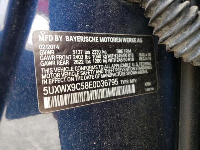 5UXWX9C58E0D36795 BMW X3 Xdrive28i