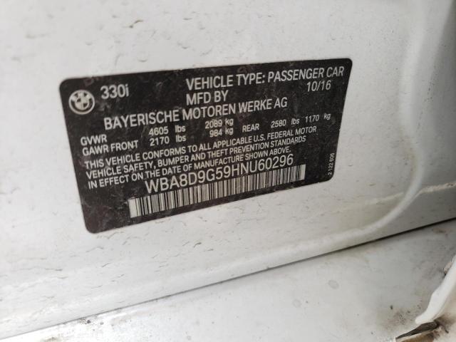 WBA8D9G59HNU60296 BMW 330 XI