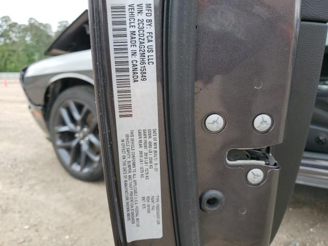 2C3CDZAG2MH615849 Dodge Challenger Sxt