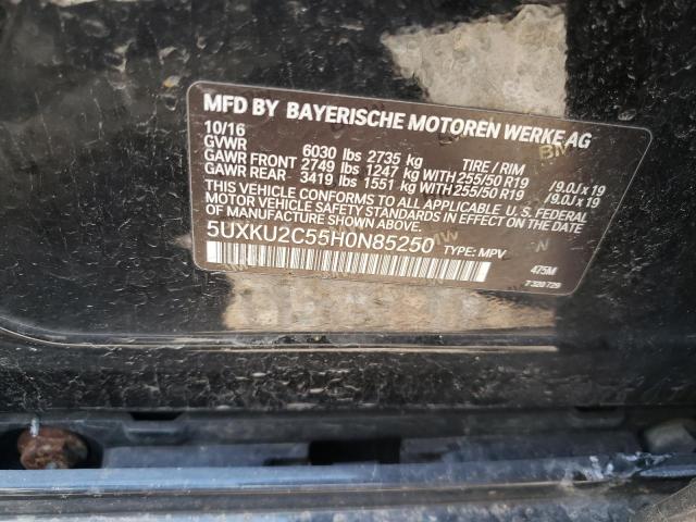 5UXKU2C55H0N85250 BMW X6 Xdrive35i