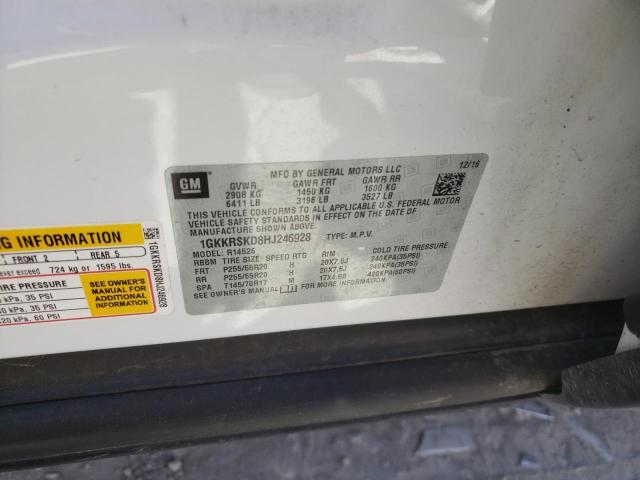 1GKKRSKD8HJ246928 GMC Acadia Limited Slt-2