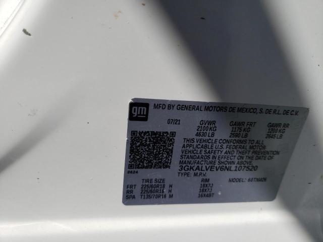 3GKALVEV6NL107520 GMC Terrain Slt