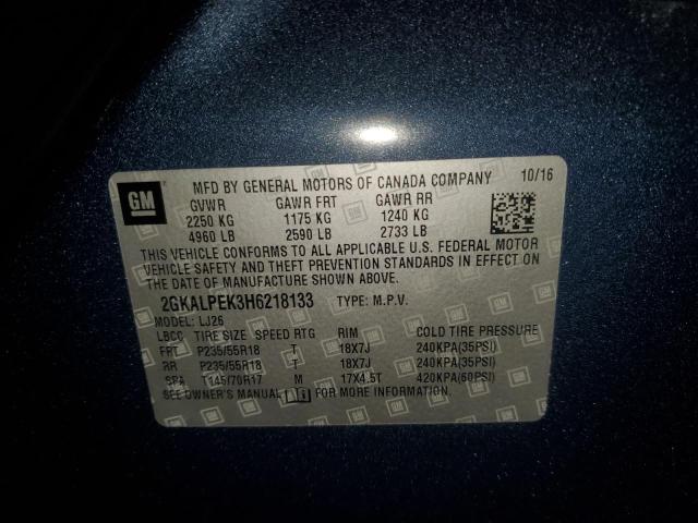 2GKALPEK3H6218133 GMC Terrain Slt