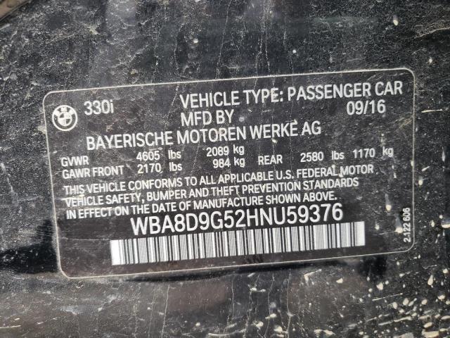 WBA8D9G52HNU59376 BMW 330 XI
